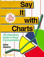 Cover of Say it with charts by Gene Zelazny