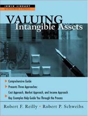 Cover of Valuing intangible assets by Robert F. Reilly