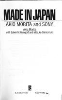 Front cover of Made in Japan by Akio Morita