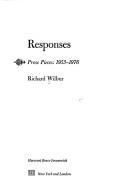 Cover of Responses by Richard Wilbur