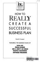 Front cover of Inc. magazine presents how to really create a successful business plan by David E. Gumpert