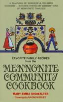 Front cover of Favorite Family Recipes from the Mennonite Community Cookbook by Mary Emma Showalter