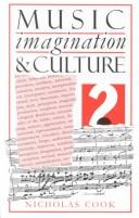 Front cover of Music, imagination, and culture by Nicholas Cook