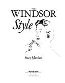 Cover of The Windsor style by Suzy Menkes