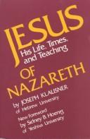 Cover of Yeshu ha-Notsri by Joseph Klausner
