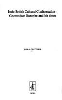 Front cover of Indo-British cultural confrontation by Bhola Chatterji