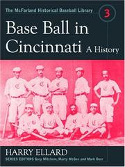 Cover of Base Ball in Cincinnati by Harry Ellard