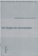 Cover of Die Tätigkeit der Sammelstellen by Margot Werner