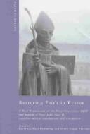 Cover of Restoring faith in reason by Laurence Paul Hemming