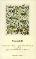 Cover of Sprache und Logik bei Platon by Andreas Eckl