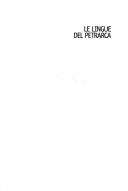Front cover of Le lingue del Petrarca by Antonio Daniele