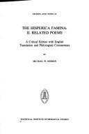 Front cover of The Hisperica Famina I by Michael W. Herren