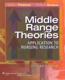 Cover of Middle range theories by Sandra J. Peterson