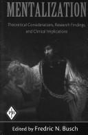 Cover of Mentalization by Fredric N Busch