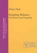 Cover of Keeping balance by Diana Abad