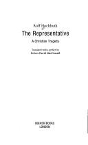 Cover of The representative by Rolf Hochhuth