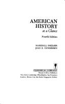 Cover of American history at a glance by Marshall Smelser