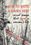 Cover of How to write a suicide note by Sherry Lee