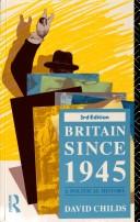 Cover of Britain since 1945 by David Childs
