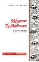 Cover of Mahāvaṃsa by Mahānāma