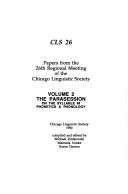 Front cover of Papers from the 26th Regional Meeting of the Chicago Linguistic Society by Chicago Linguistic Society. Regional Meeting