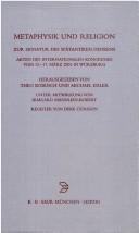 Front cover of Metaphysik und Religion by Theo Kobusch