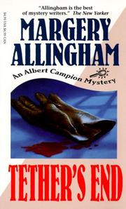 Cover of Tether's End by Margery Allingham