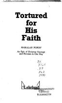 Front cover of Tortured for his faith by Haralan Popoff