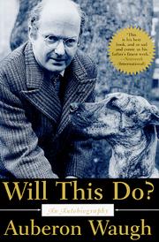 Cover of Will This Do? by Auberon Waugh