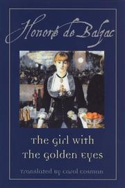 Front cover of Fille aux yeux d'or by Honoré de Balzac