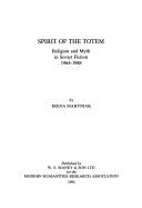 Front cover of Spirit of the totem by Irena Maryniak