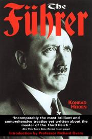 Cover of Führer by Konrad Heiden