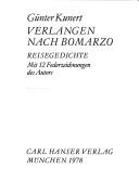 Front cover of Verlangen nach Bomarzo by Günter Kunert