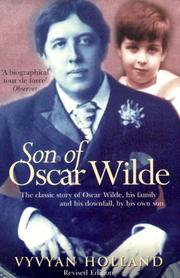 Cover of Son of Oscar Wilde by Vyvyan Beresford Holland