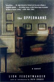 Cover of Die Geschwister Oppermann by Lion Feuchtwanger