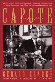 Cover of Capote by Gerald Clarke