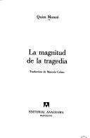 Front cover of La magnitud de la tragèdia by Quim Monzó
