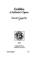 Cover of Gobbo by David Cappella