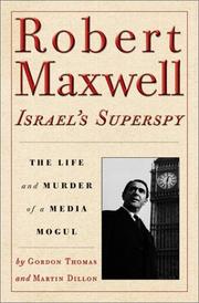 Cover of Robert Maxwell, Israel's superspy by Gordon Thomas