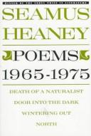 Front cover of Poems, 1965-1975 by Seamus Heaney
