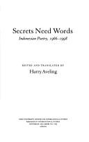 Cover of Secrets need words by Harry Aveling