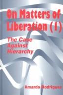 Front cover of On matters of liberation (I) by Amardo Rodriquez