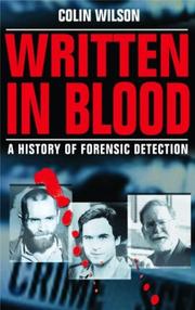 Front cover of Written in blood by Colin Wilson