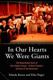 Cover of In our hearts we were giants by Yehuda Koren