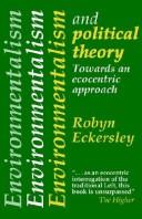 Front cover of Environmentalism and political theory by Robyn Eckersley