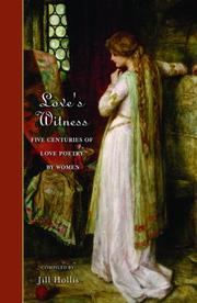 Front cover of Love's Witness by Jill Hollis