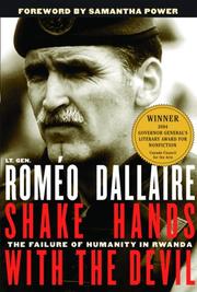 Cover of Shake hands with the devil by Roméo Dallaire