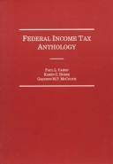 Front cover of Federal income tax anthology by Karen C. Burke