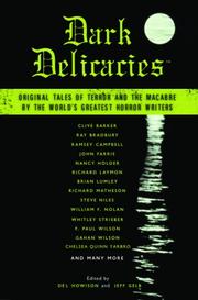 Cover of Dark Delicacies by Unknown