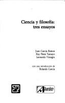Front cover of Ciencia y filosofía by Juan García Ramos